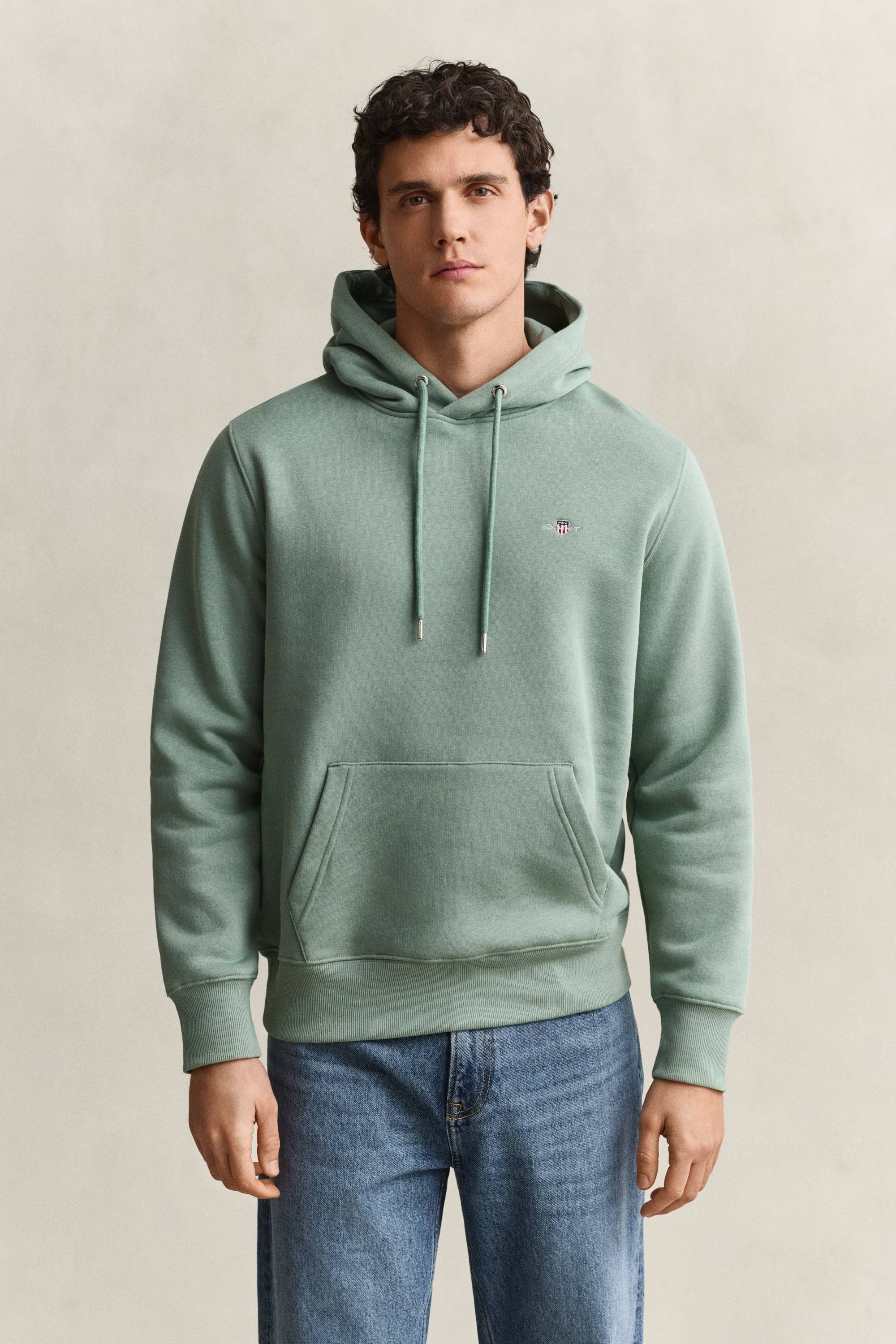 GANT Herr Shield hoodie (XXXL) SURPLUS MINT