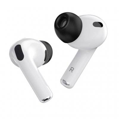 KeyBudz Hyperfoam Comfort Series för Airpods Pro 3:e gen - Medium - Svart