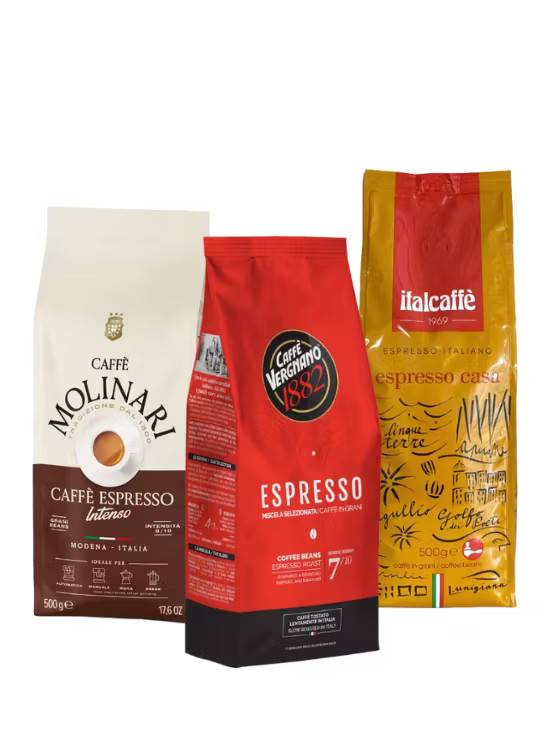 Prova på kaffepaket Italienska kaffebönor 3x500g