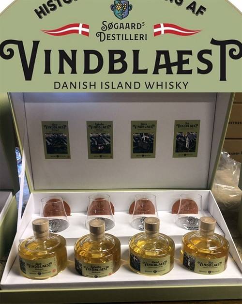 Vindblæst Whisky Søgaard Destilleri Limited Edition Dansk Whisky 4x20 cl 46,1%