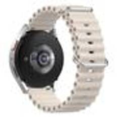 OEM Soft Silicone Smartwatch watch strap for Polar Ignite/Ignite2/Galaxy Watch 5, etc - White