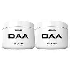 2 x SOLID Nutrition DAA, 120 mega caps