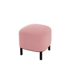 Schönbuch - Amie Stool, Dusky Rose, Arctic Kvadrat Merit 023 - Pallar - Christian Haas - Rosa - Trä/Textilmaterial