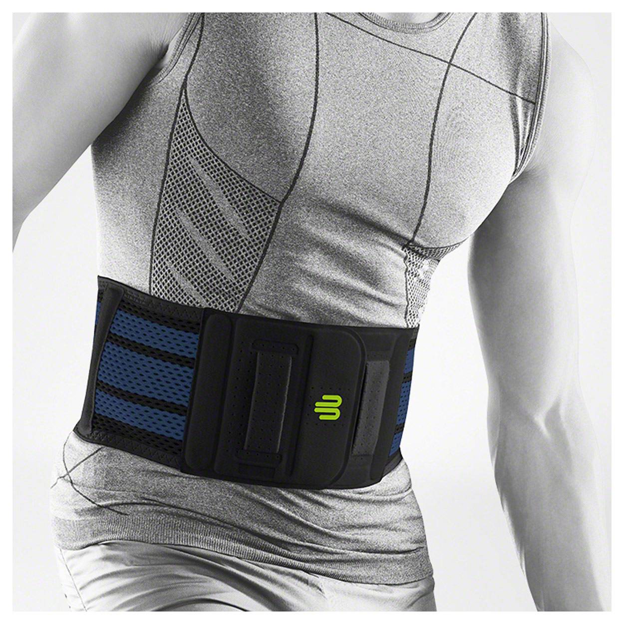 Bauerfeind Sport Rygbandage - Sort XS