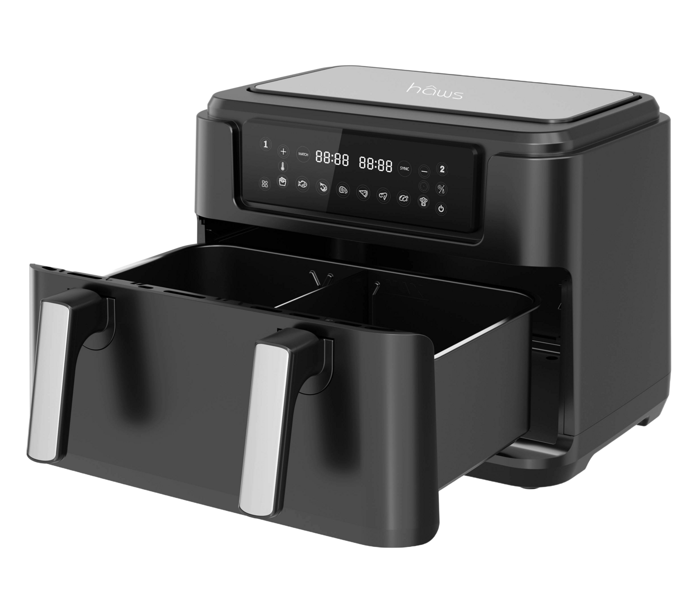 Hâws Air Fryer 3in1 10-12 L 2400W PFAS Free Coating.