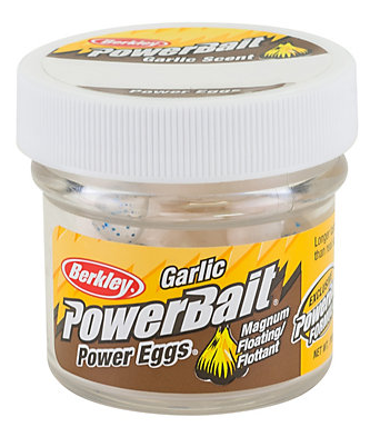 Powerbait Garlic Scent Clear Silver Blue - Fl White