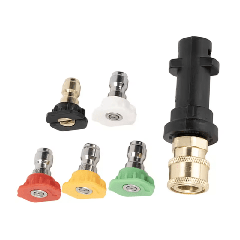 Used As Accessories For Karcher High-pressure Water Gun -k7 Quick Adapter Car Washing Nozzle 5 Color Foam Pot