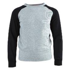 Logo Crew Sweatshirt Junior Black/Grey, Unisex, Kläder, Skjortor, Flerfärgad, 176 (176)