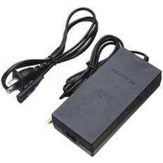 Us plug ac adapter laddare sladd kabel strömförsörjning för ps2 konsoler slim svart
