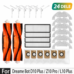 Tilbehørssæt (24 dele) – kompatibelt med Dreame D10 Plus / Z10 Pro / L10 Plus
