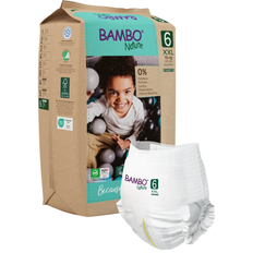 Bleer, bukseble, miljømærket, Bambo Nature Pants, 6, papirspose, paper bag, 15+ kg 18 stk pr pakke - 5 pakker