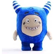 18 cm Oddbods Soft Plysch Söt Plysch Oddbod Cartoon Treasure Soldier Doll Leksakspresenter for barn (rosa) (Color : Blue)