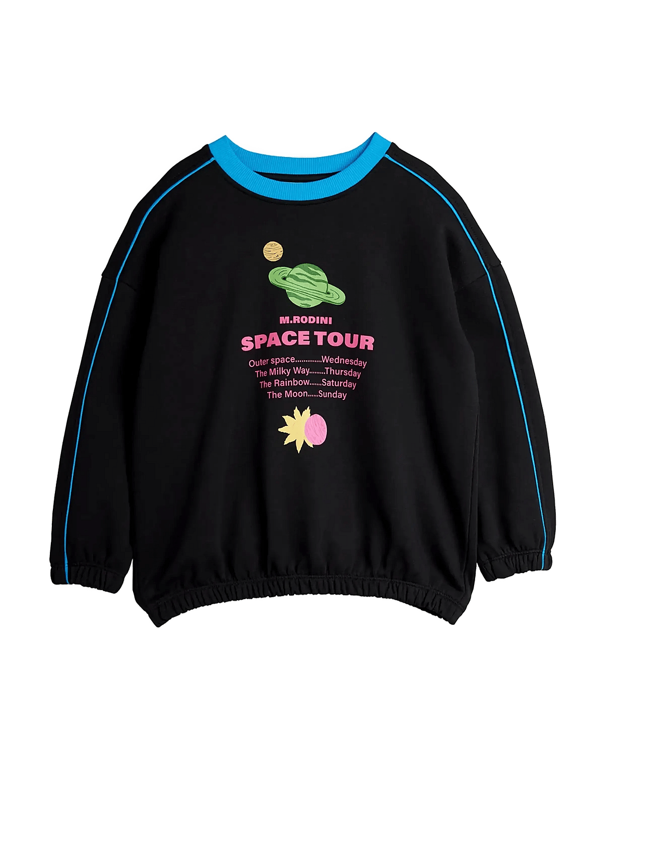 Mini Rodini Space Tour Sp Sweatshirt - Black - 80/86