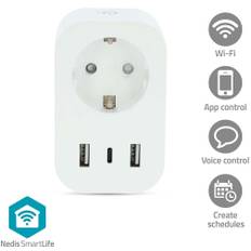 Nedis SmartLife Wi-Fi Smart Plug with Power Meter