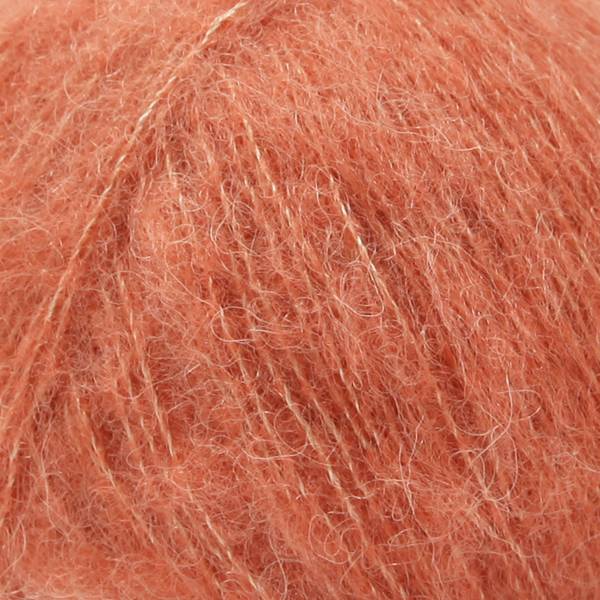 Drops Brushed Alpaca Silk 25g - DROPS Brushed Alpaca Silk Ljus Rost Uni Colour 22 - DROPSBrushedAlpacaSilkLjusRostUniColour22