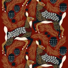 Marimekko Peura Röd Tyg