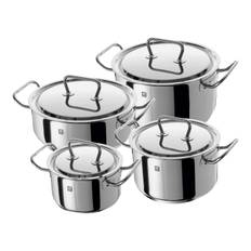 ZWILLING Twin Classic Gryt & kastrullset, 4-st, Rostfritt stål 18/10