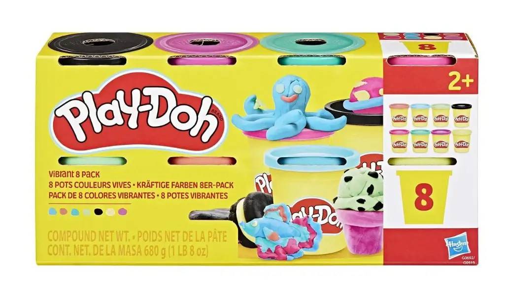 PLAY-DOH Lera 8-pack Vibrant