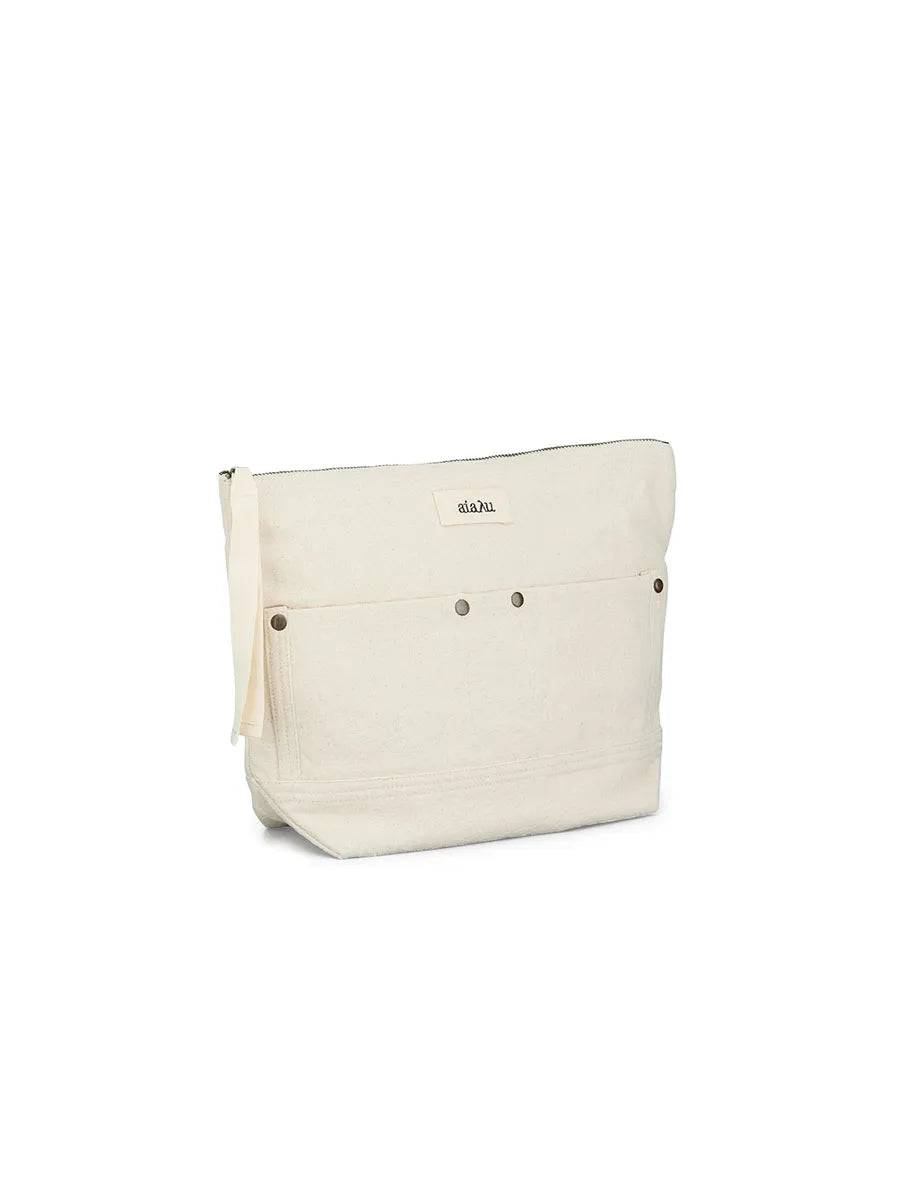 Pouch Pocket Canvas, pure ecru fra Aiayu - Jacobsen Plus