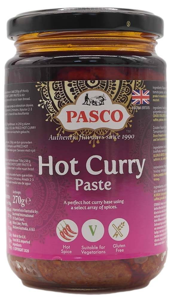 Pasco Currypasta, stark 270 g