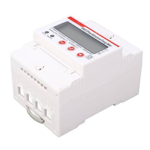 3-fas Energimätare Energiförbrukning KWh-mätare DIN-skena Voltmätare Amperemeter Frekvens Effektmätare Övervakare för Elförbrukning