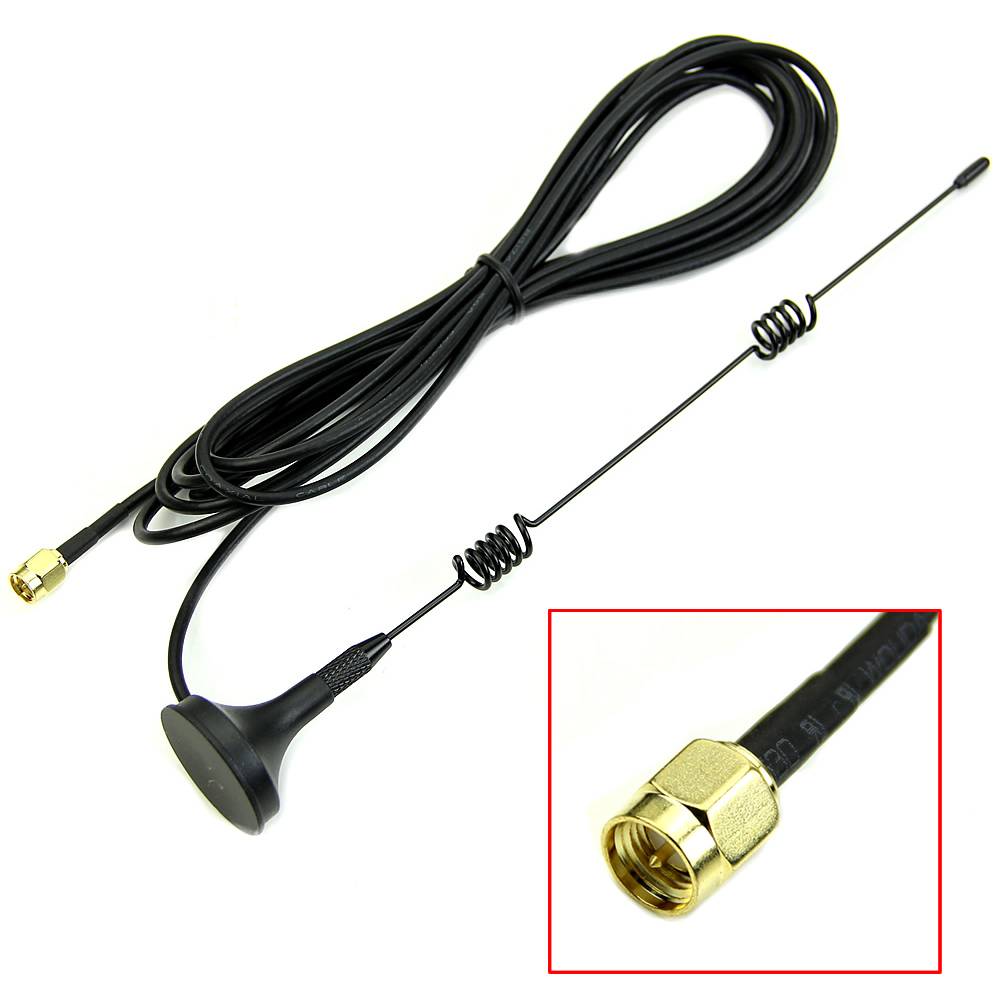Rp-sma 2.4 ghz 7 dbi trådlös wifi wlan signal booster antenn extender senaste