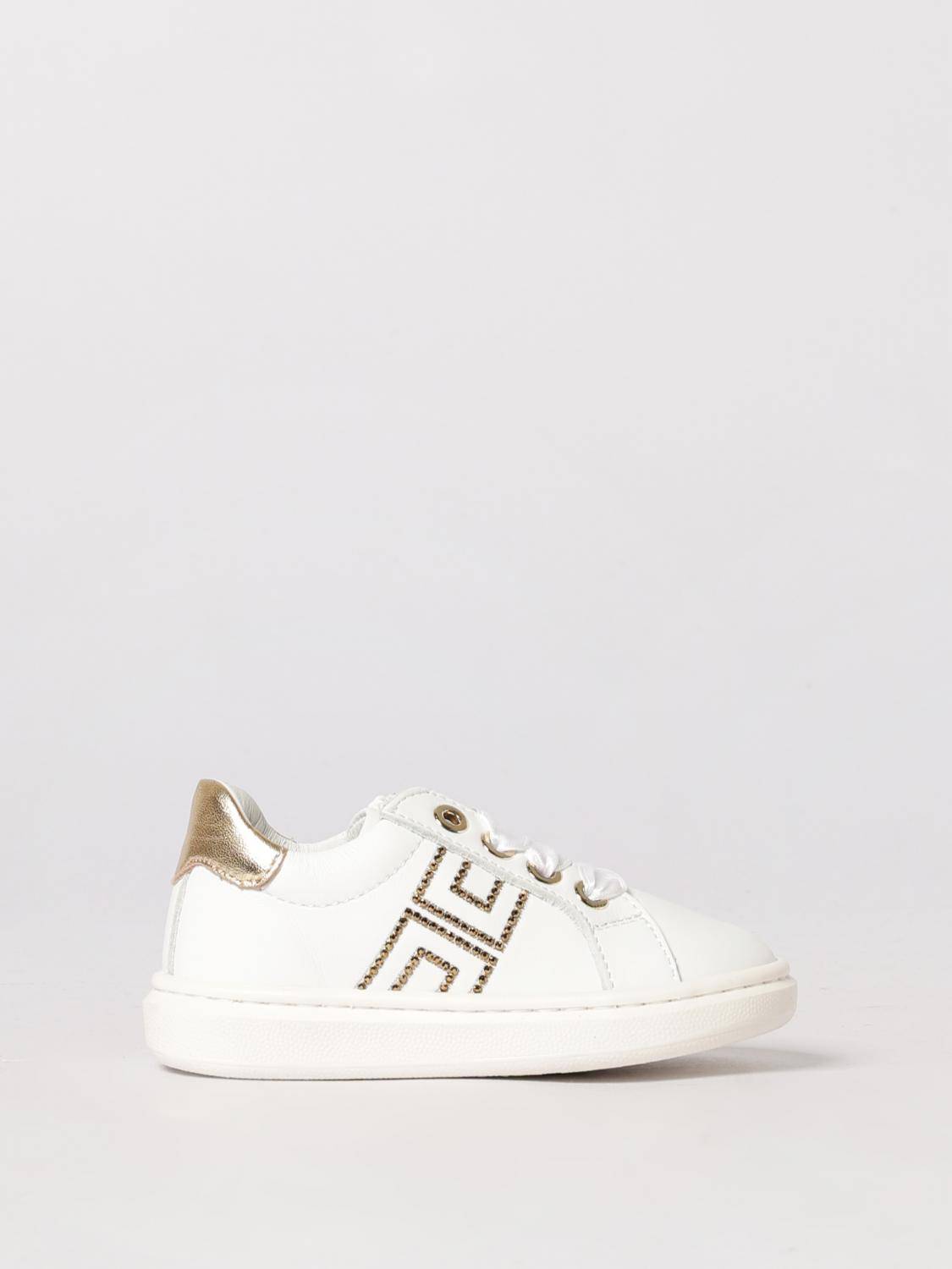 ELISABETTA FRANCHI LA MIA BAMBINA Leather Sneakers - 26