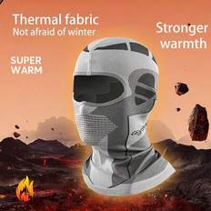Varm cykelkeps, andas unisex elastisk sporthalsvärmare damask, sammetsmotorcykel helmask Vindtät halsduk Hjälm Balaclava, vinter - Multifärgad (grå,svart grå,svart blå,djupt svart,mjölkig,Purpur)