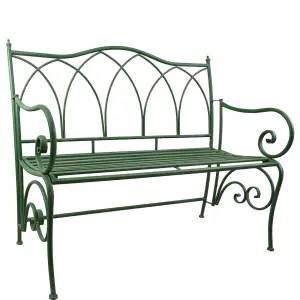 Trädgårdssoffa - Grön Metall - 117 x 98 x 58 cm