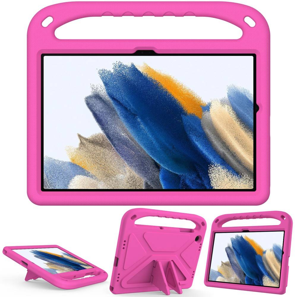 Etui EVA med håndtag til Samsung Galaxy Tab A11 Plus Lyserød