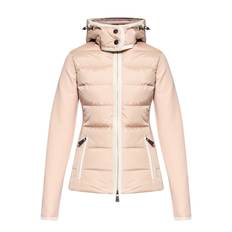 MONCLER GRENOBLE WOMENS ZIP UP HYBRID JACKET Size: L, colour: PINK