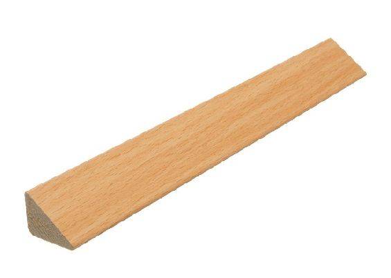 10x13 mm Bøg fejeliste lakeret 120cm