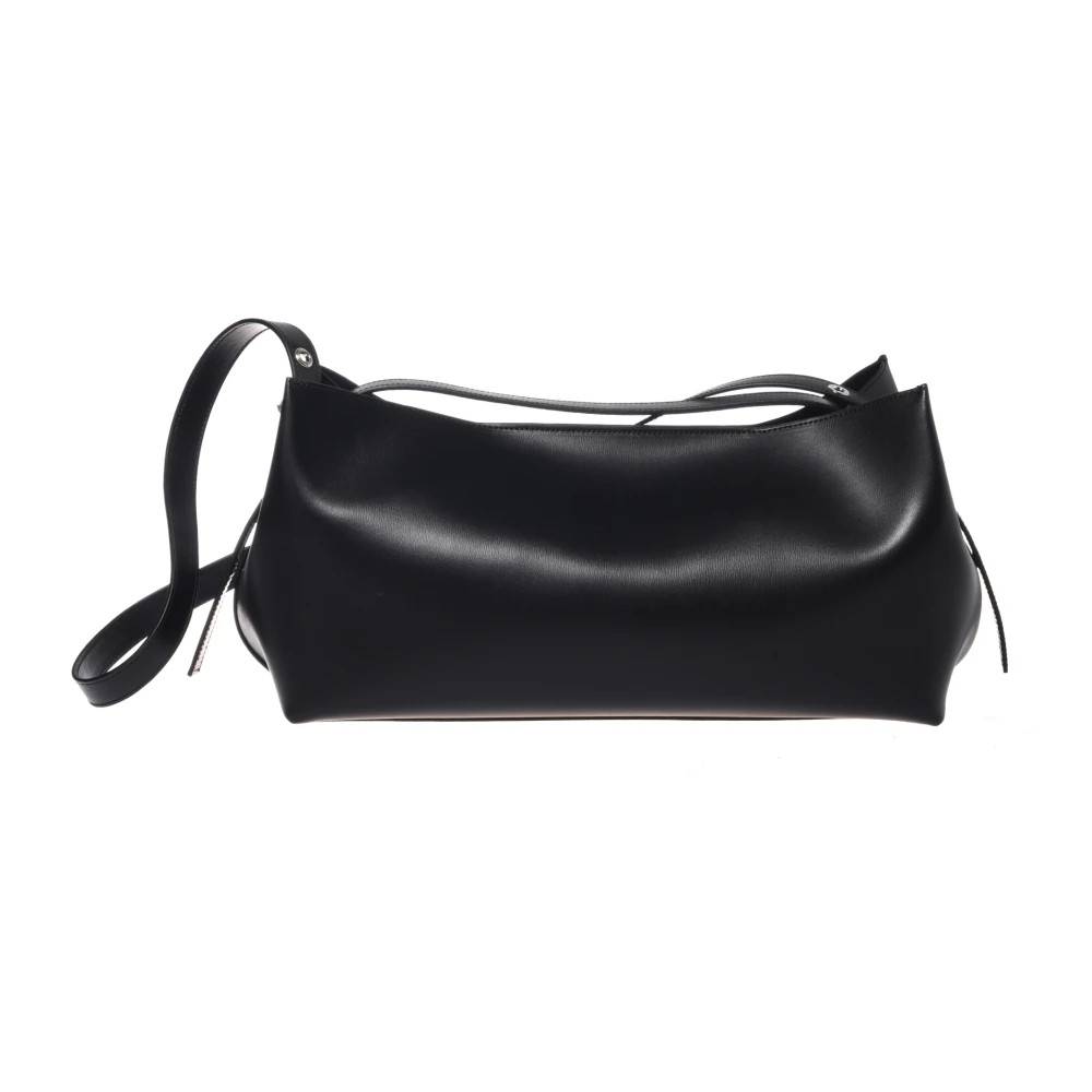 Baldinini Læder Skuldertaske - Tasker - Dame - Sort - ONE SIZE - Uld