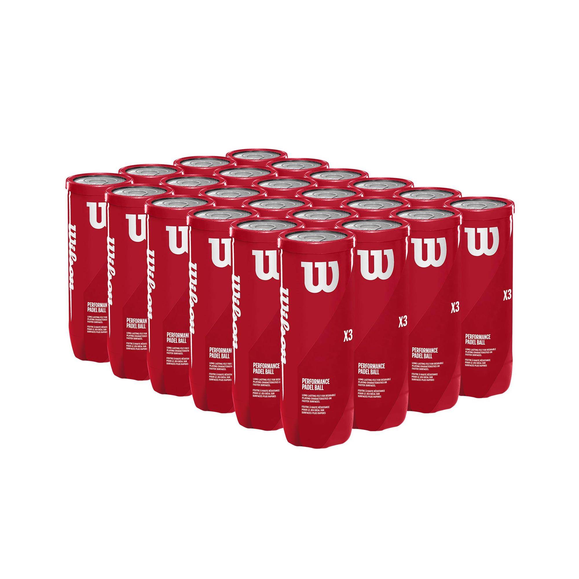 Wilson Performance Padel Ball X3 24 rör