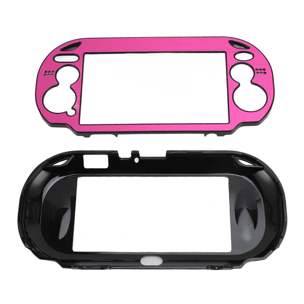 Ergonomisk aftrækkerhåndgrebsskal til PS Vita PSV1000, beskyttelsesetui i premium aluminiumslegering, sandblæst finish, slagfast, letvægts,