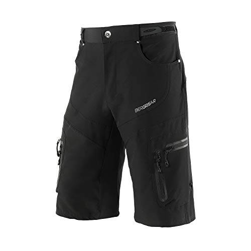 BERGRISAR Cykelshorts för män, Schwarz, XL