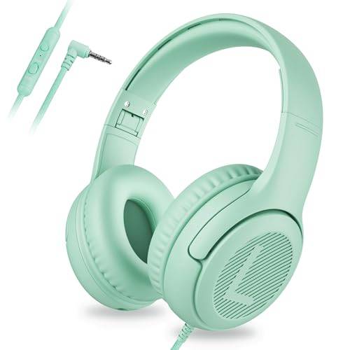 awatrue Kopfhörer Kinder mit 3,5 mm Kabel für Schule, Reisen, Tablet