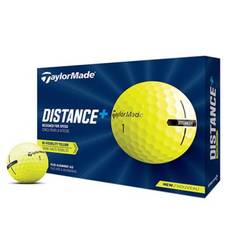 TaylorMade Distance+ Plus Golf Balls 2024 Yellow