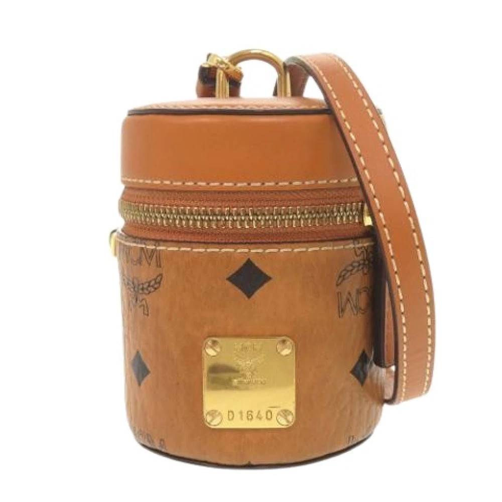 MCM Pre-owned Pre-owned Mini Skuldertaske - Vintage - Dame - Brun - ONE SIZE - Uld