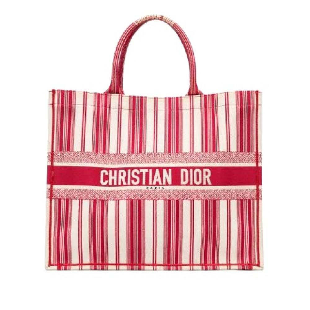 Dior Vintage Pre-owned Book Tote - Vintage - Dame - Rød - ONE SIZE -