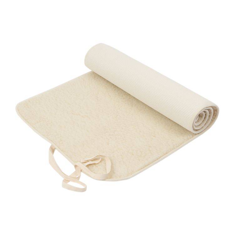 Yogamatta i Ull Extra bred- 90x200 cm 100% merinoull exkl. väska