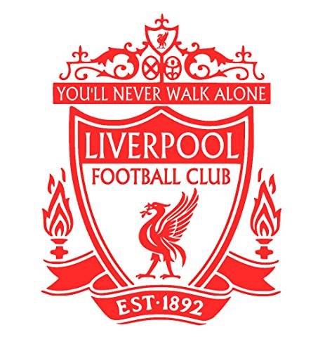 Deco-Online Liverpool FC The Reds väggklistermärke art deco rum dekoration pojkar fotbollslag logo skylt gratis bil klistermärke vapen fotboll klistermärke märke Premier League