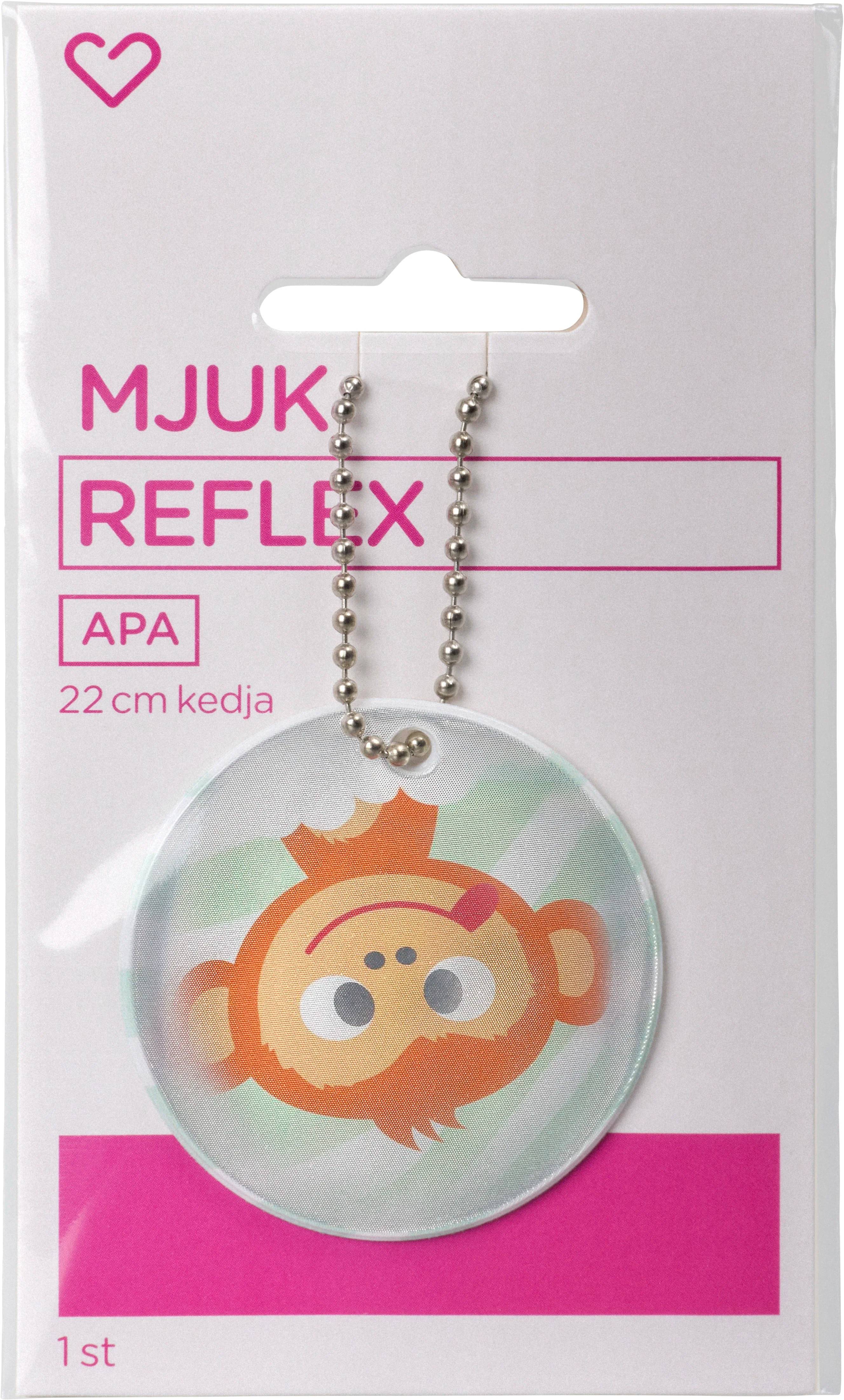 Hjärtats Mjuk Reflex Apa 1 st