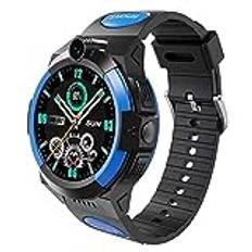 4G Kids Smart Watch, Barntelefon Smartwatch GPS Tracker med WiFi, SOS, SMS, 2 Way Call, Selfie Cam, Väckarklocka, IP67 Vattentät 1,28 Tums Pekskärmsur för Pojkar Present