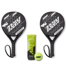 ZERV Padel Paketerbjudande (ZERV Inferno Padel Classic Silver/Black + ZERV Padel Master+)