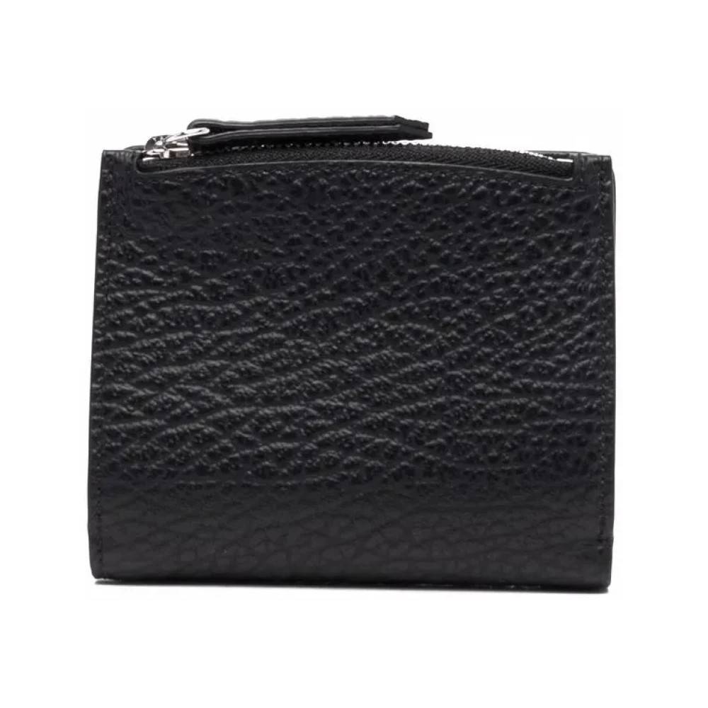 Maison Margiela Læder pung med klap - Accessories - Herre - Sort - ONE SIZE - Læder