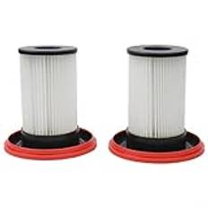 HomeVortex ersättning HEPA-filterset för Bosch Unlimited för Gen2/Series 8 12036642 12023349 dammsugare effektiv filtrering (2-pack)