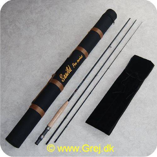 Saxild Pro Series Fluestang 9.0 fod # 6 - Tredelt