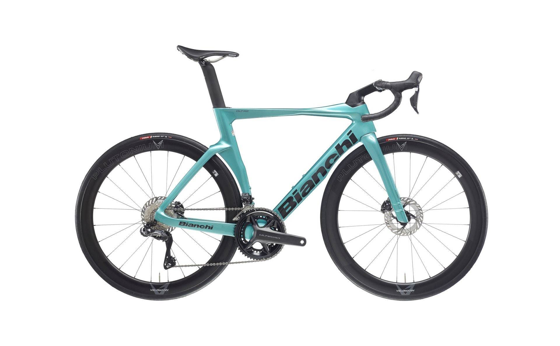 Bianchi Oltre COMP 2025 - Shimano Ultegra R8170 Di2 2x12sp - Velomann Plutonium 50mm - 015 / 47 / ZN - Celeste Metallico - Nero