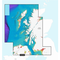 Skotland, vestkysten– søkort